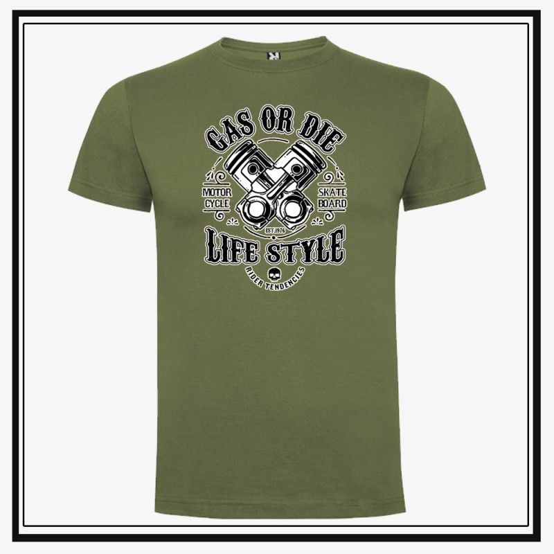 Camiseta Gas or Die