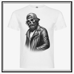 Camiseta Biker Man Skull