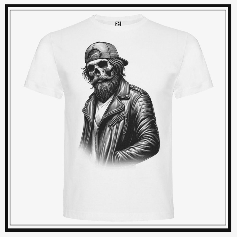 Camiseta Biker Man Skull Camiseta Biker Man Skull