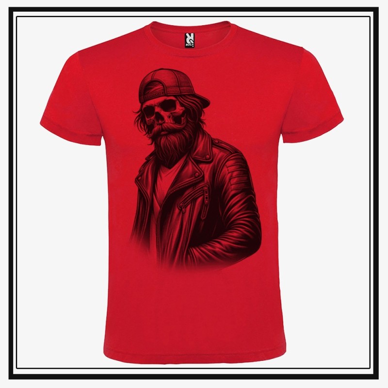 Camiseta Biker Man Skull Camiseta Biker Man Skull