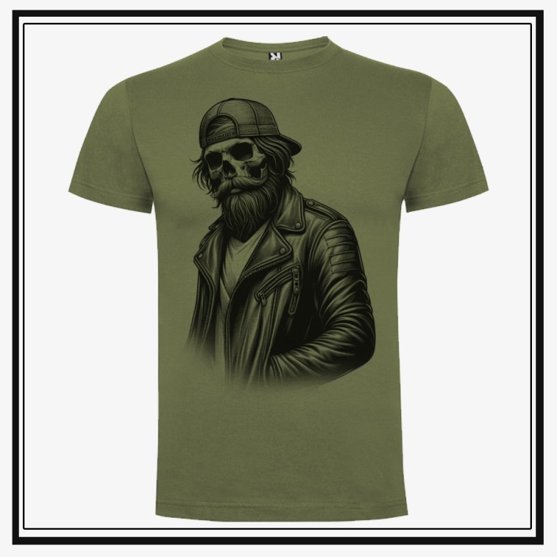 Camiseta Biker Man Skull Camiseta Biker Man Skull