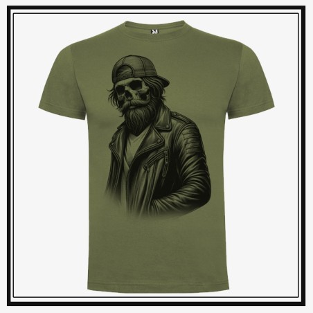 Camiseta Biker Man Skull