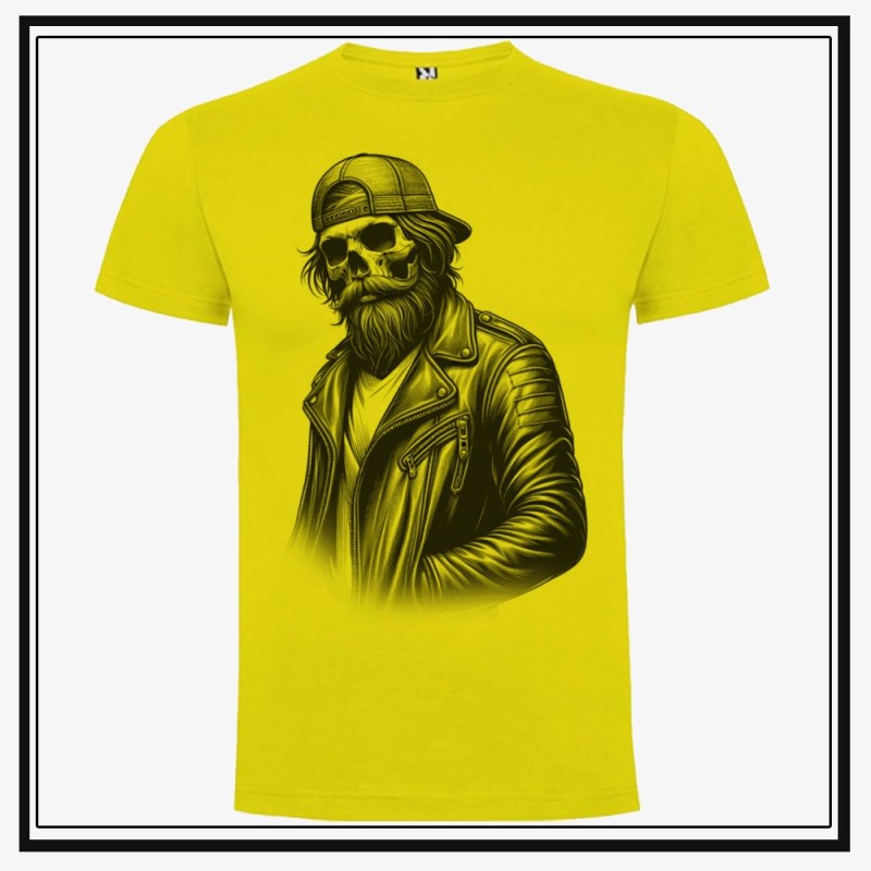 Camiseta Biker Man Skull Camiseta Biker Man Skull