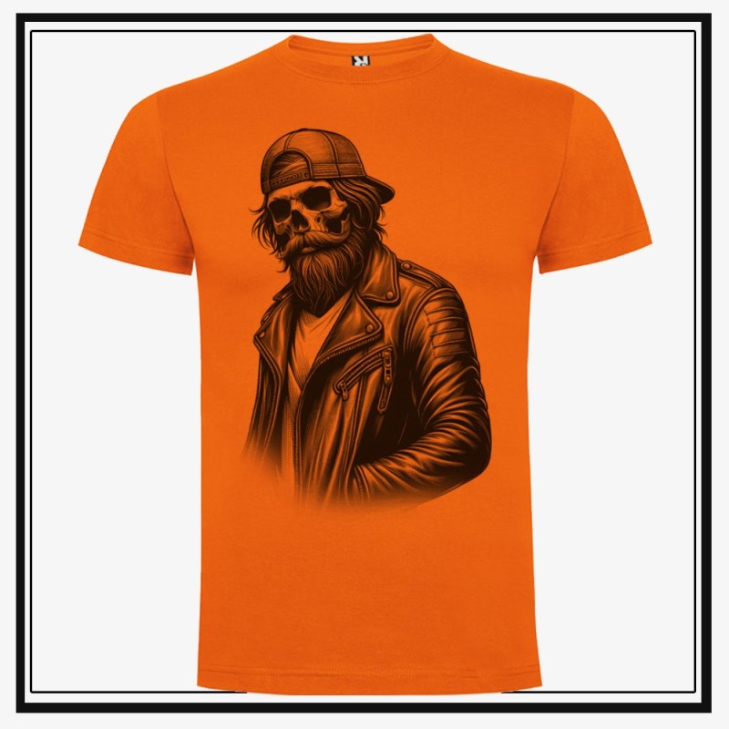 Camiseta Biker Man Skull Camiseta Biker Man Skull