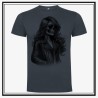 Camiseta Biker Woman Skull