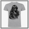 Camiseta Biker Woman Skull