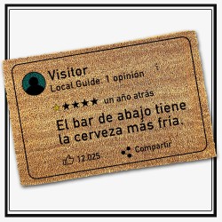 Felpudo Reseña Google