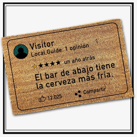 Felpudo Reseña Google