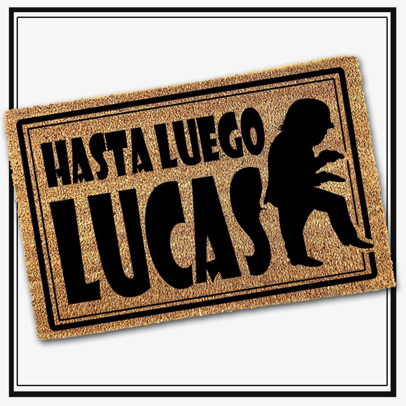 Felpudo Hasta Luego Lucas