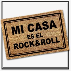 Felpudo Mi casa es el Rock&roll