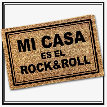 Felpudo Mi casa es el Rock&roll