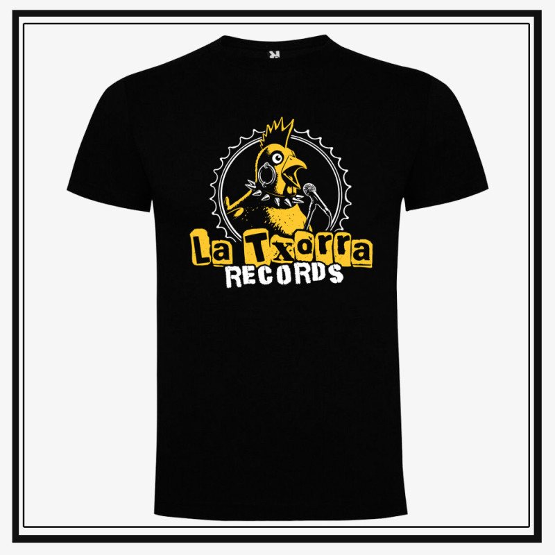 Camiseta La txorra Records Pollo chapa